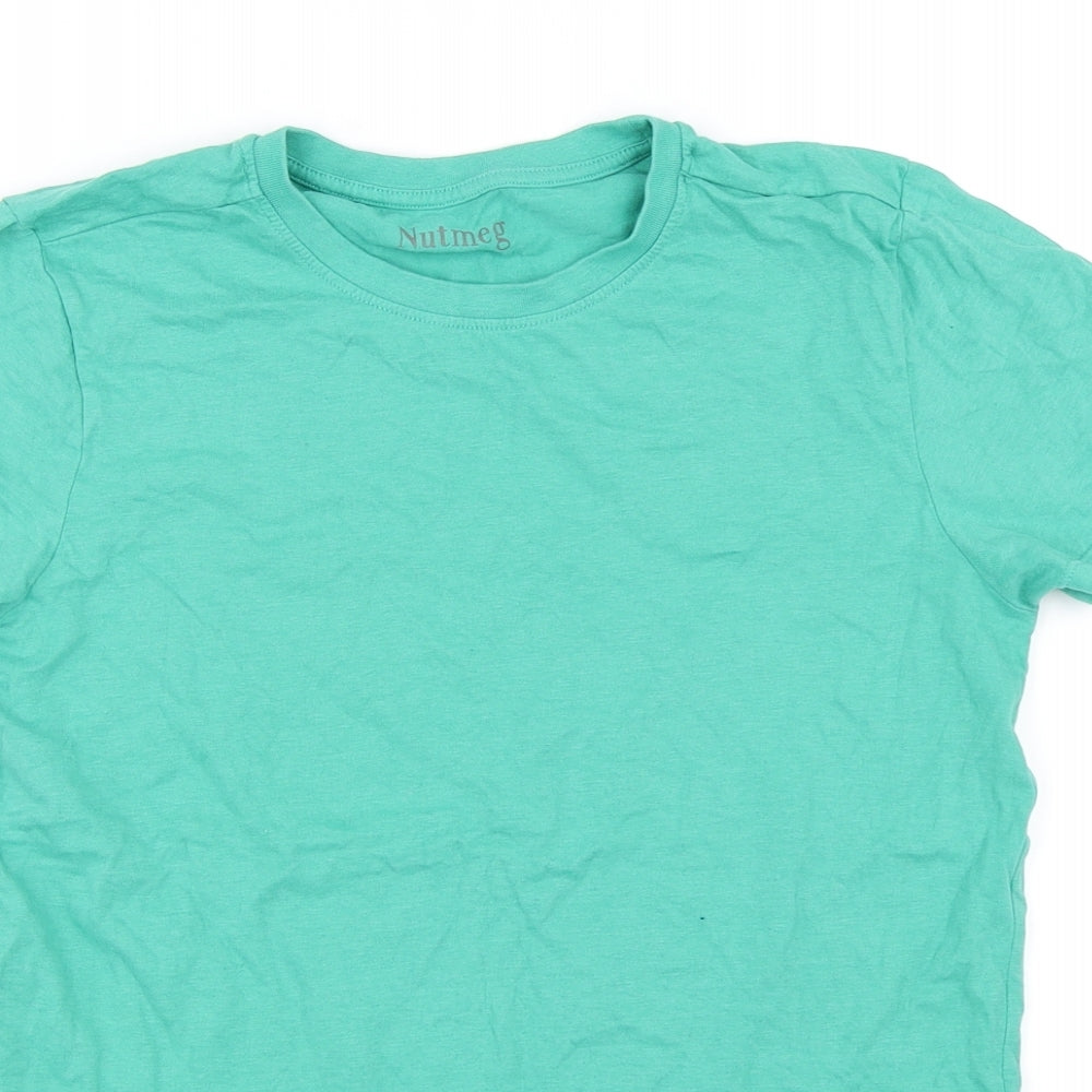 Nutmeg Boys Green   Basic T-Shirt Size 12-13 Years