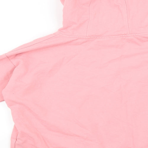 Tesco Girls Pink   Pullover Hoodie Size 13-14 Years  - Friends Central Perk