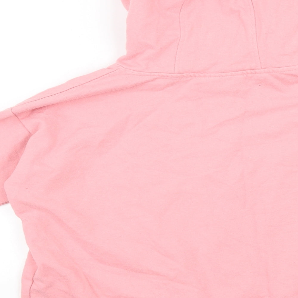 Tesco Girls Pink   Pullover Hoodie Size 13-14 Years  - Friends Central Perk
