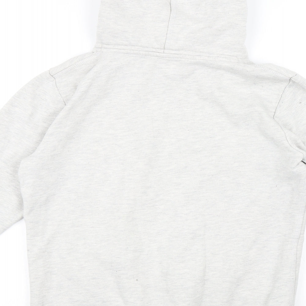 Super Dry Womens Grey   Pullover Hoodie Size M