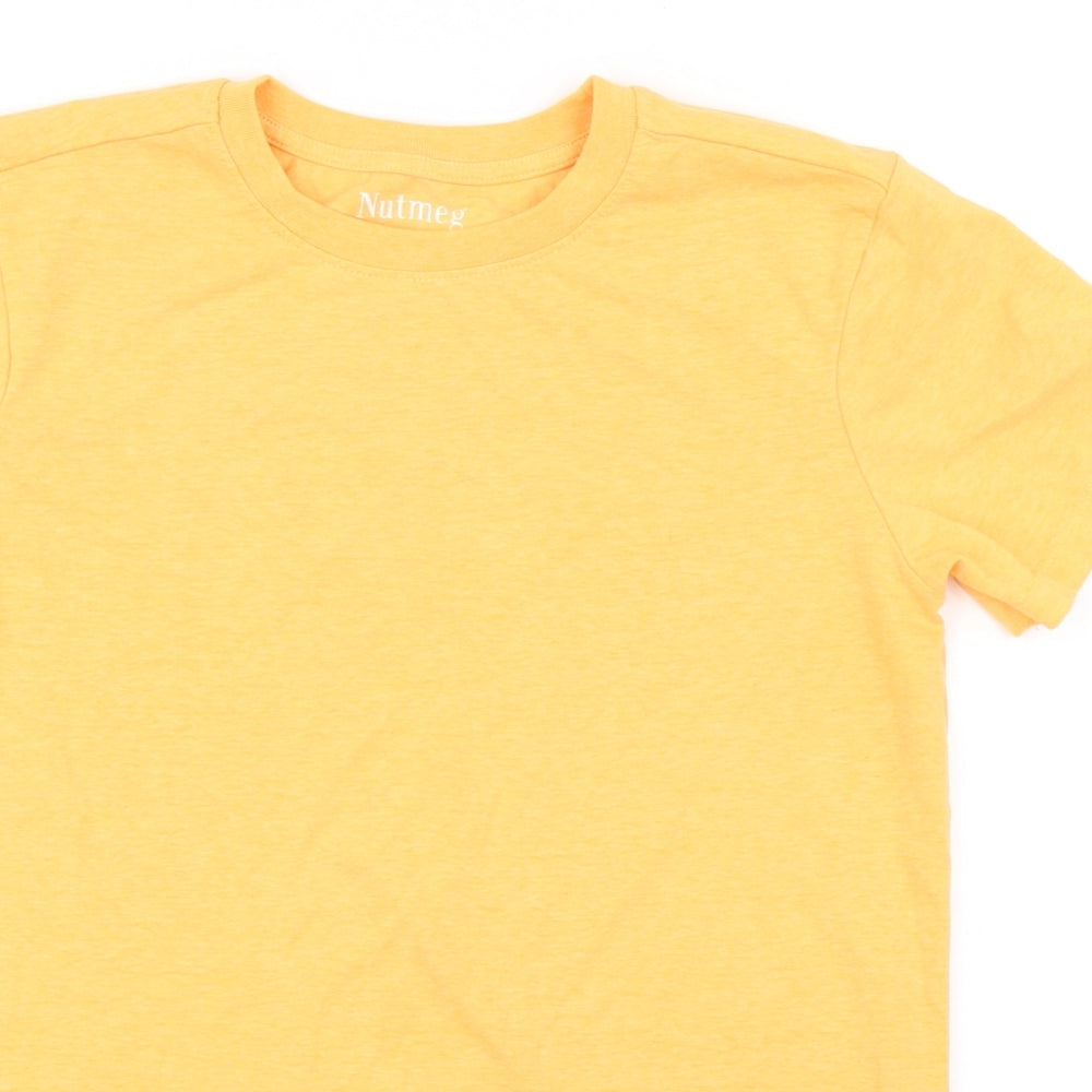 Nutmeg Boys Orange   Basic T-Shirt Size 12-13 Years