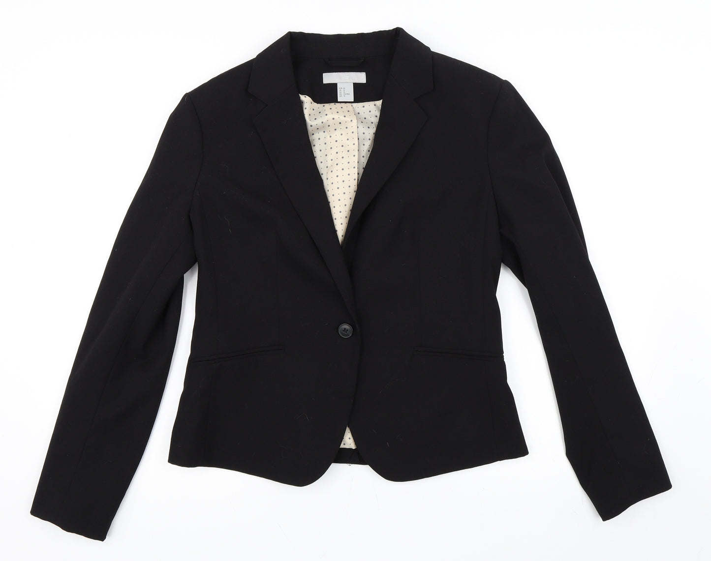 H&M Womens Black   Jacket Blazer Size 12