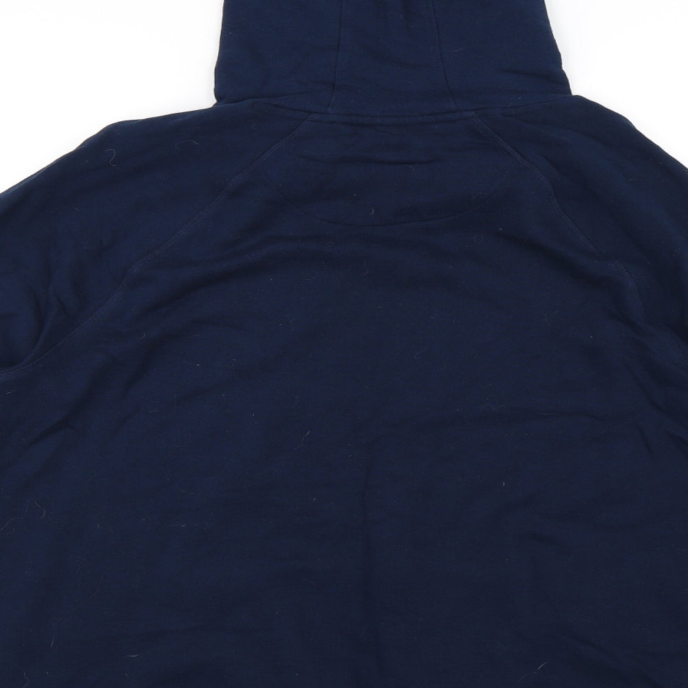 England Rugby Mens Blue   Pullover Hoodie Size L  - England Rugby
