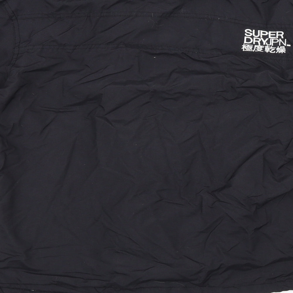 Superdry Mens Grey   Rain Coat Coat Size XL