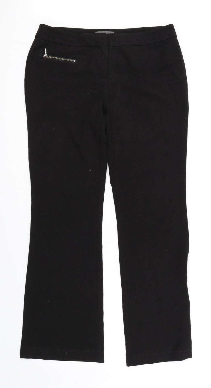 NEXT Womens Black Trousers Size 10 L29 in
