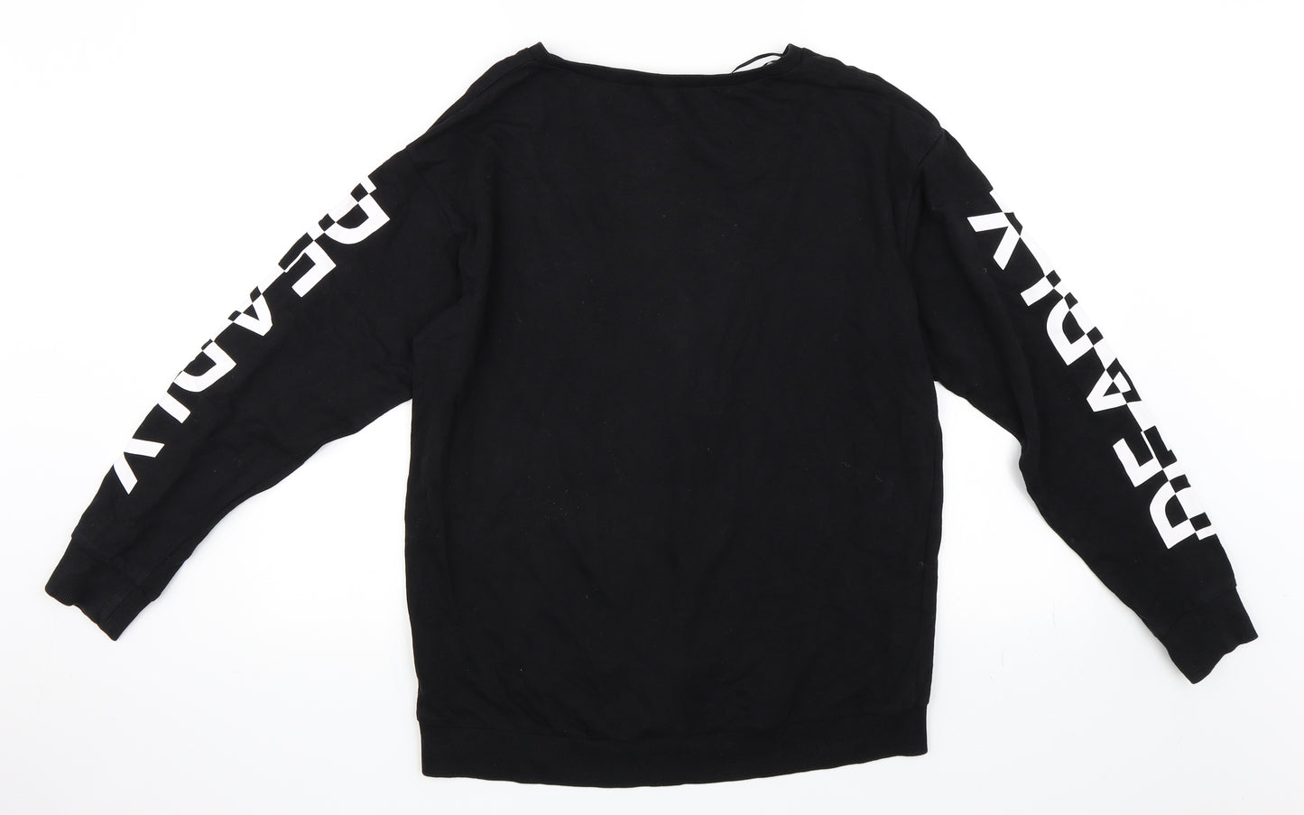 H&M Mens Black   Pullover Sweatshirt Size M