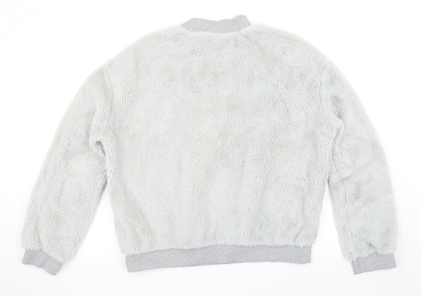 Zara Womens Blue   Pullover Sweatshirt Size M  - Fluffy