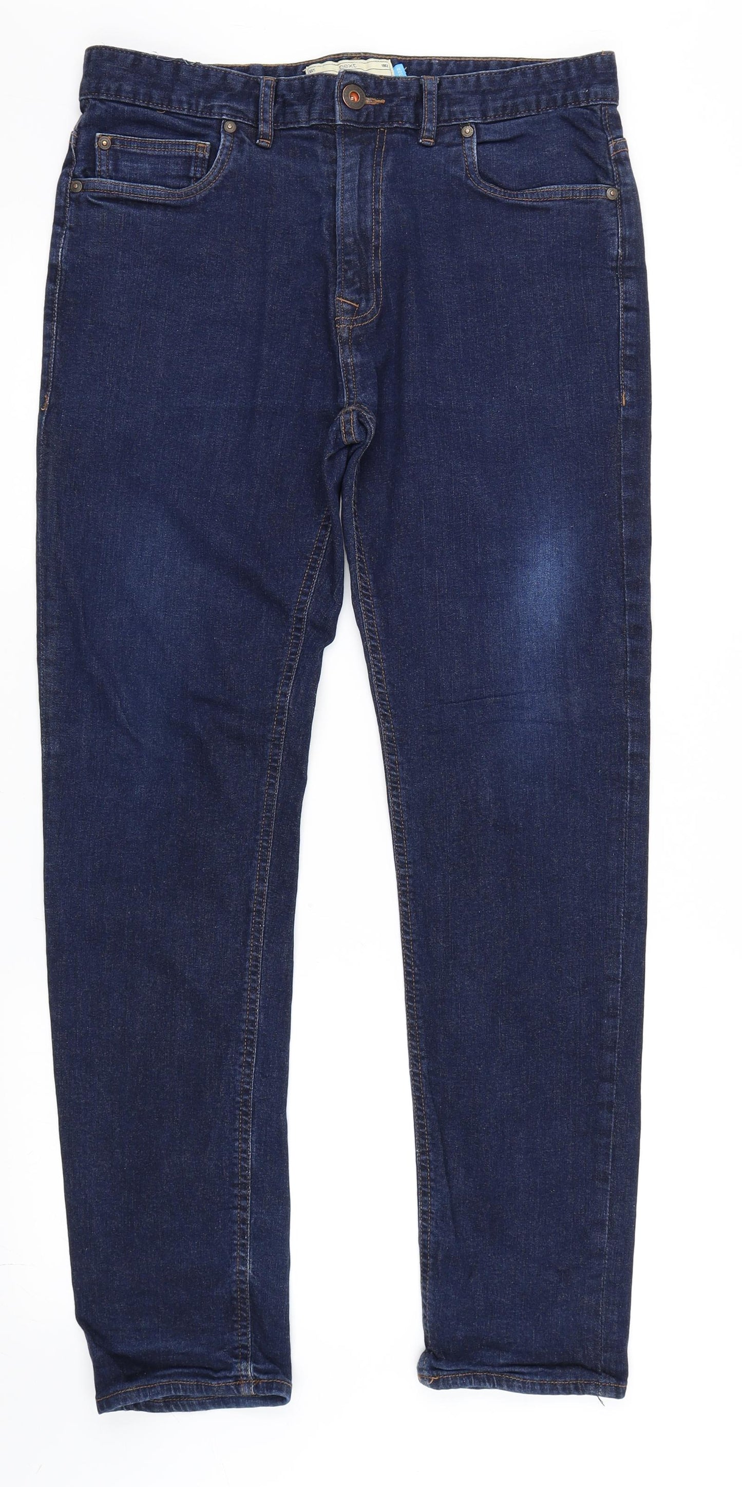 NEXT Mens Blue   Straight Jeans Size 32 L29 in