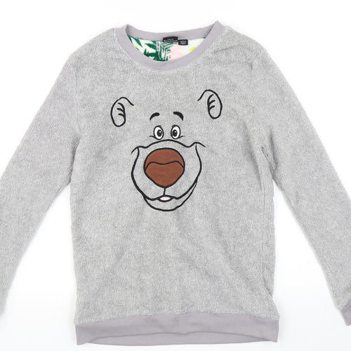 Primark Womens Grey   Pullover Sweatshirt Size 6  - The Jungle Book