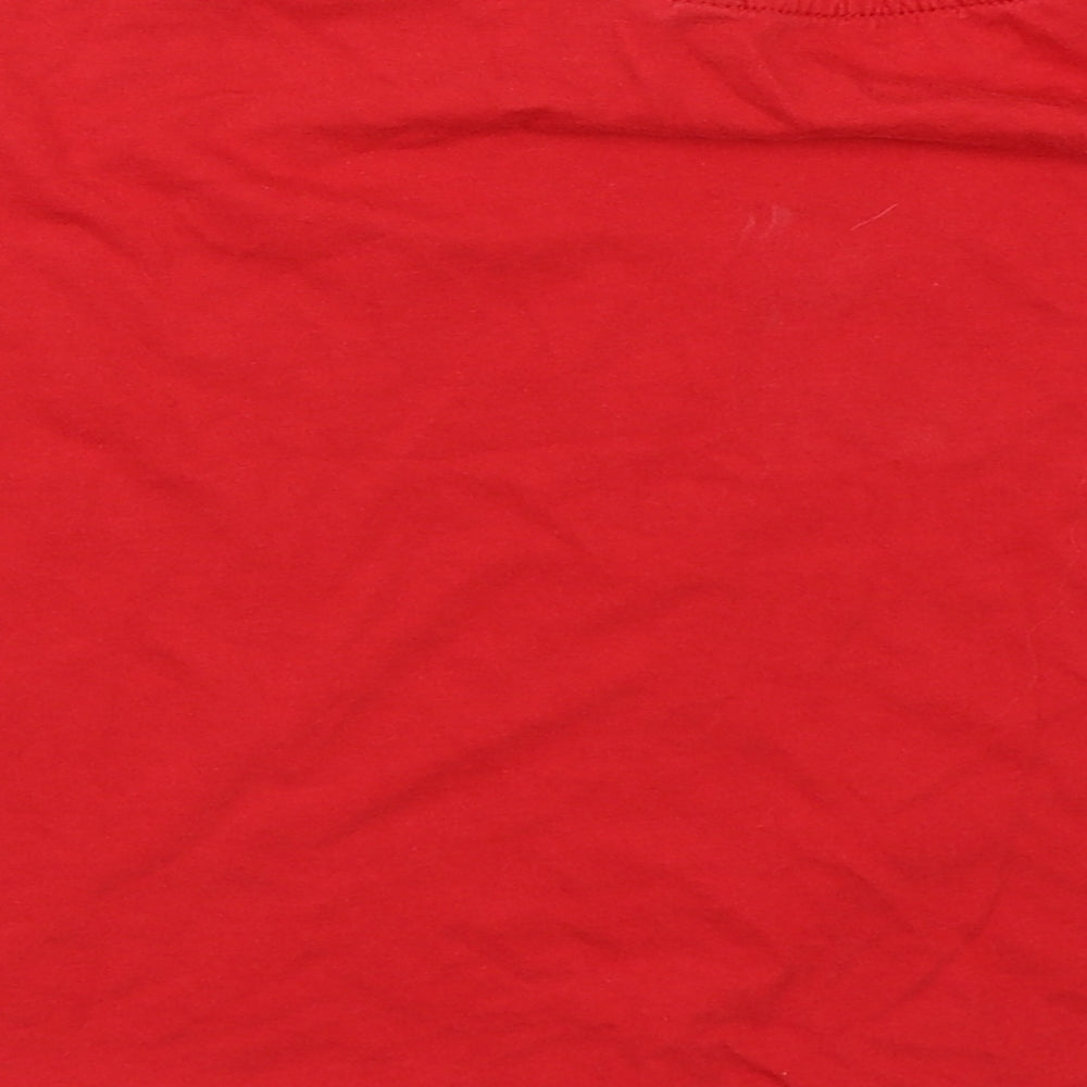 H&M Womens Red   Basic T-Shirt Size S  - Cropped
