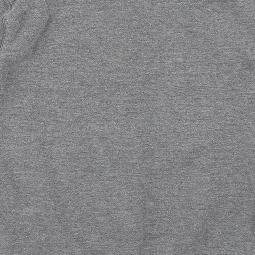 ellesse Womens Grey Striped  Pullover Sweatshirt Size 8