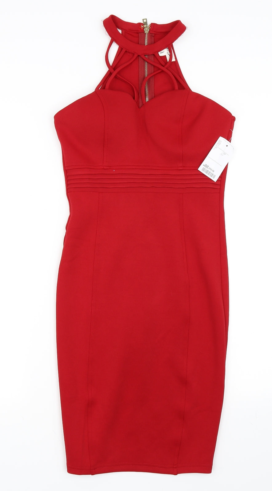 Affel Je Sonne Womens Red   Bodycon  Size S
