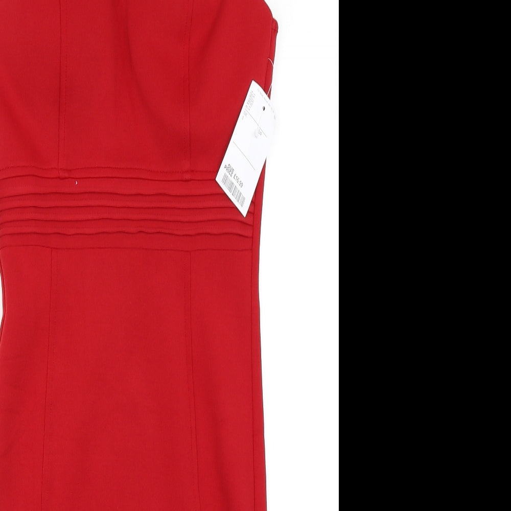 Affel Je Sonne Womens Red   Bodycon  Size S