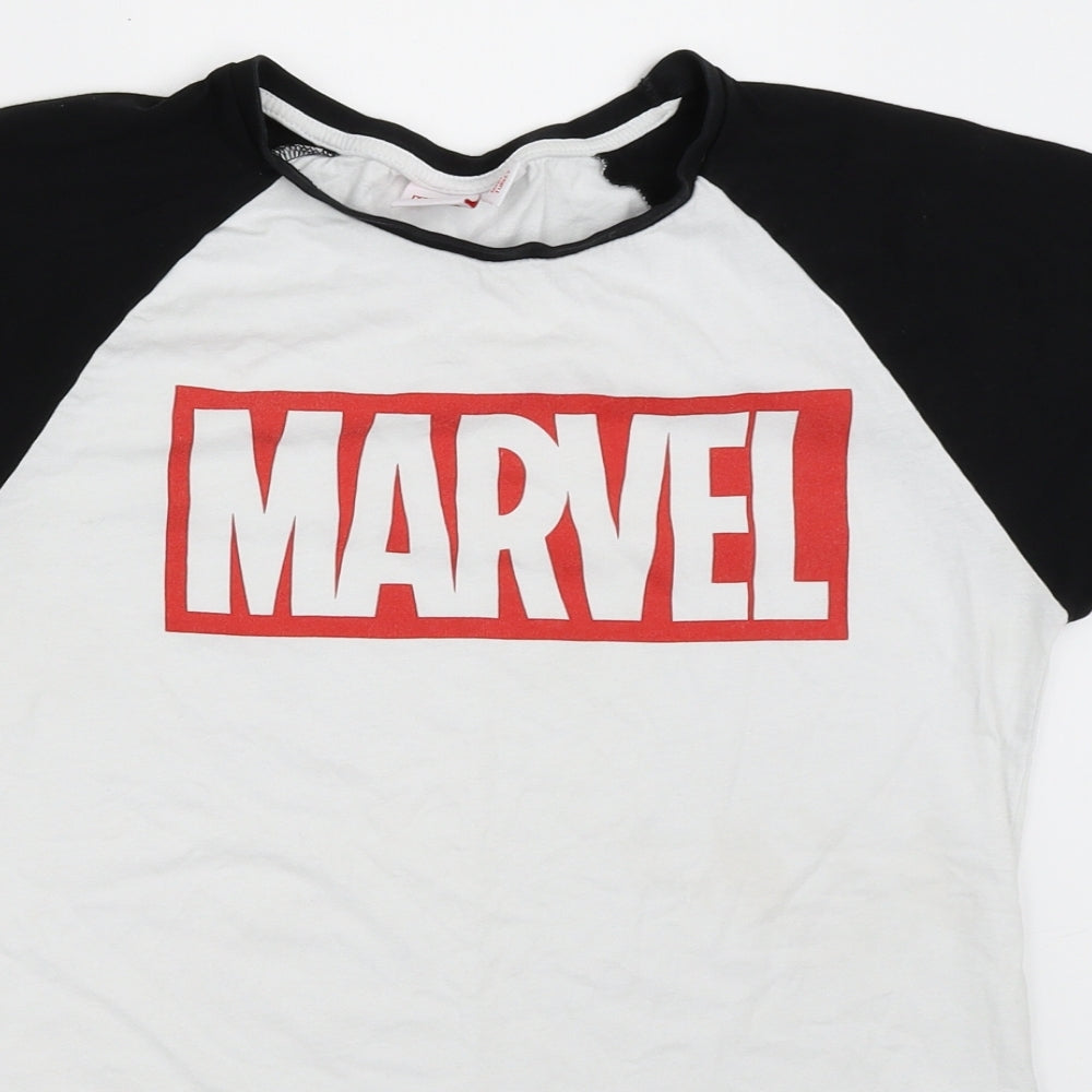 Primark Mens White    T-Shirt Size XS  - Marvel