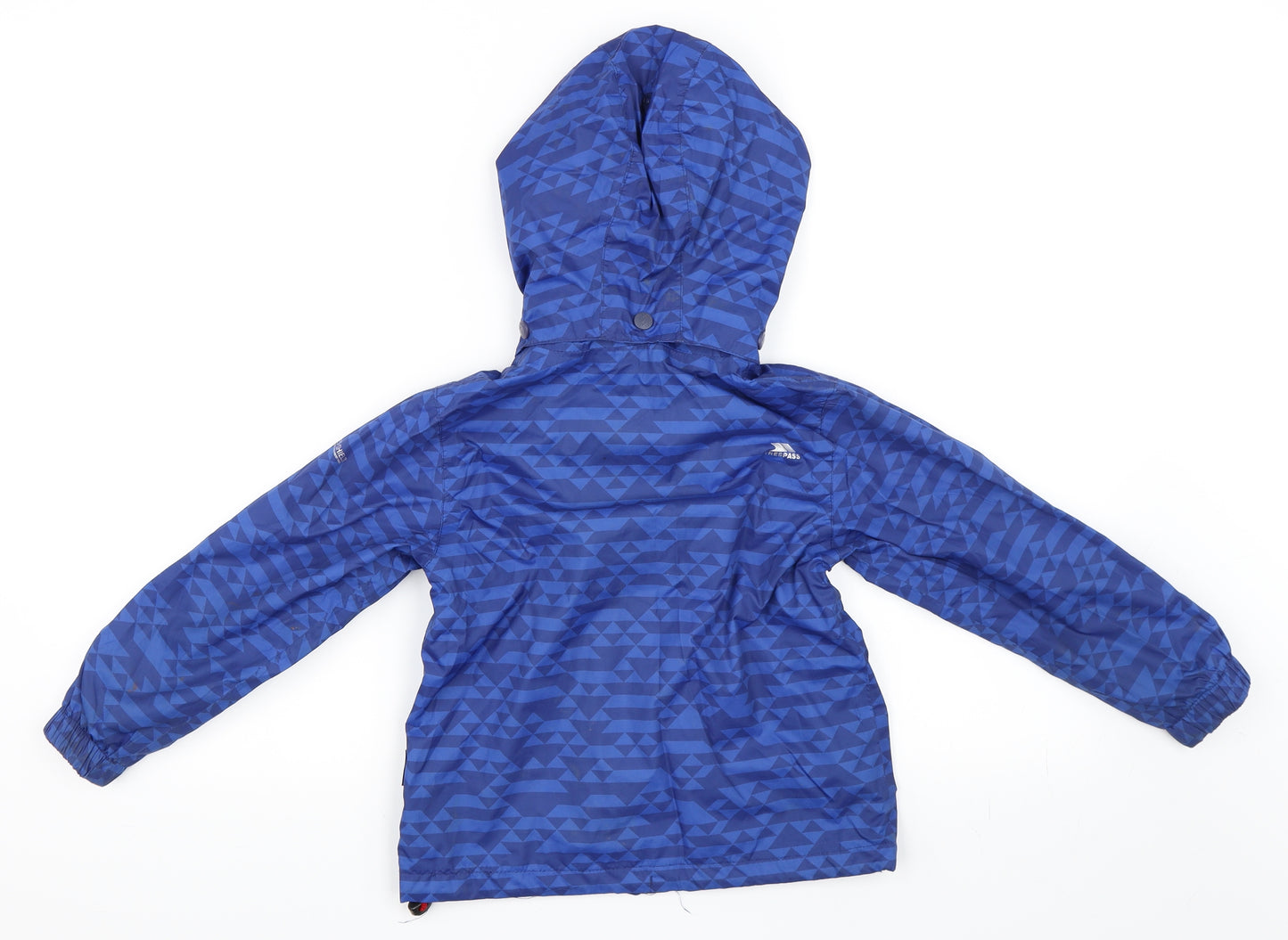 Trespass Boys Blue   Rain Coat Jacket Size 3-4 Years