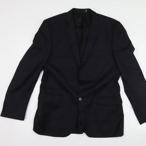 Frencheye Mens Black   Jacket Suit Jacket Size 38