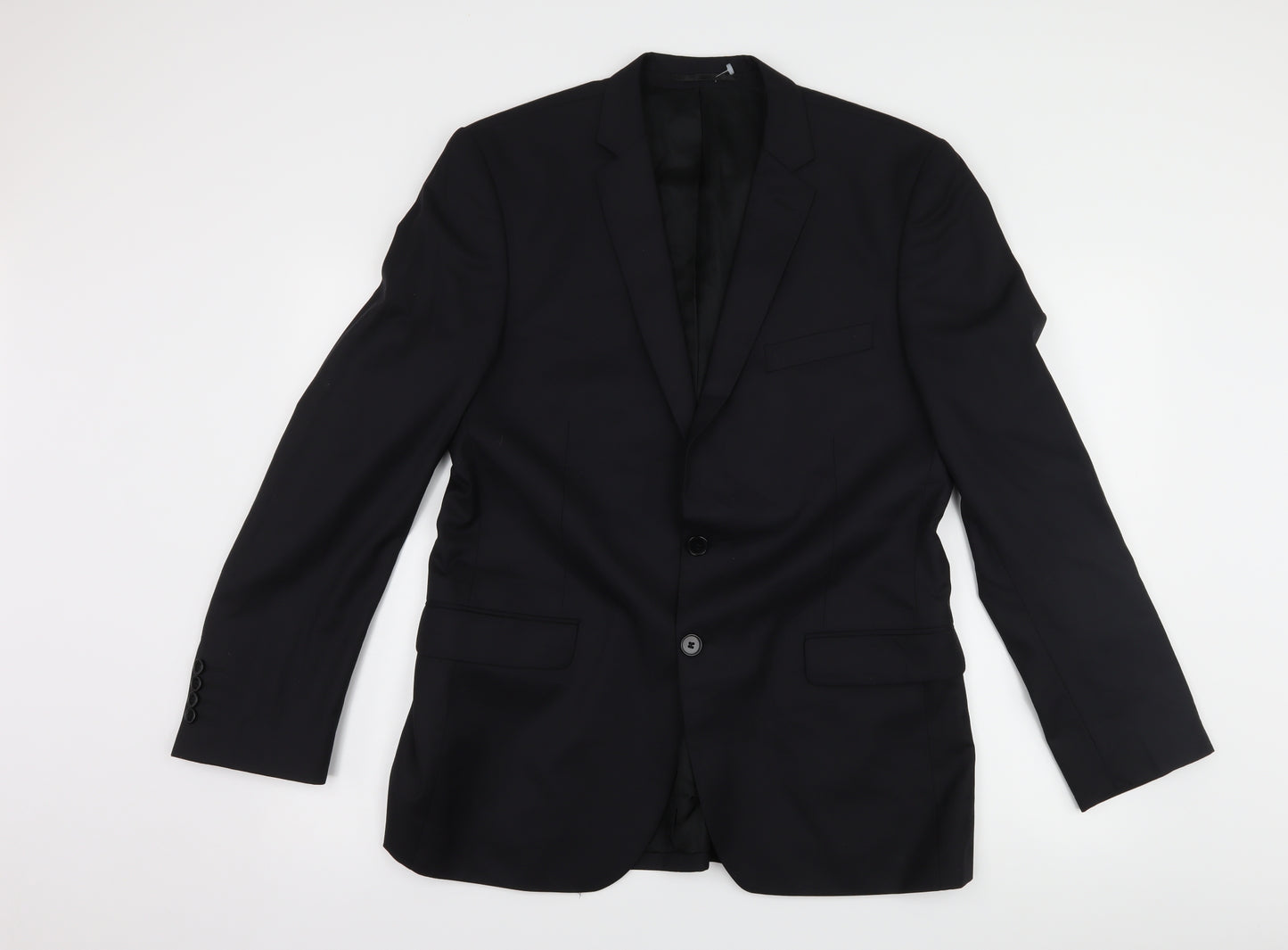 Frencheye Mens Black   Jacket Suit Jacket Size 38