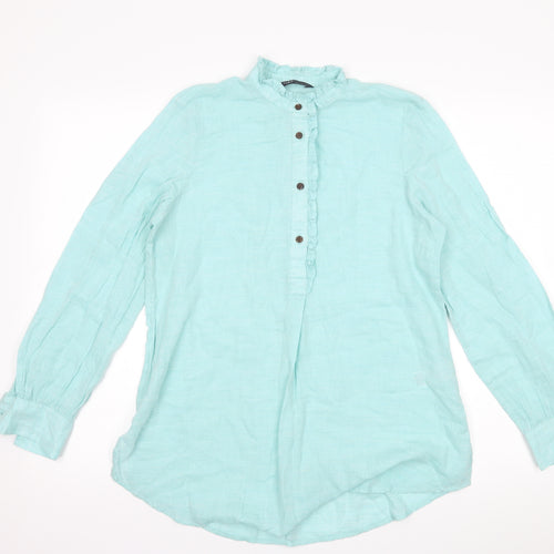 Marks and Spencer Womens Blue   Basic Blouse Size 8