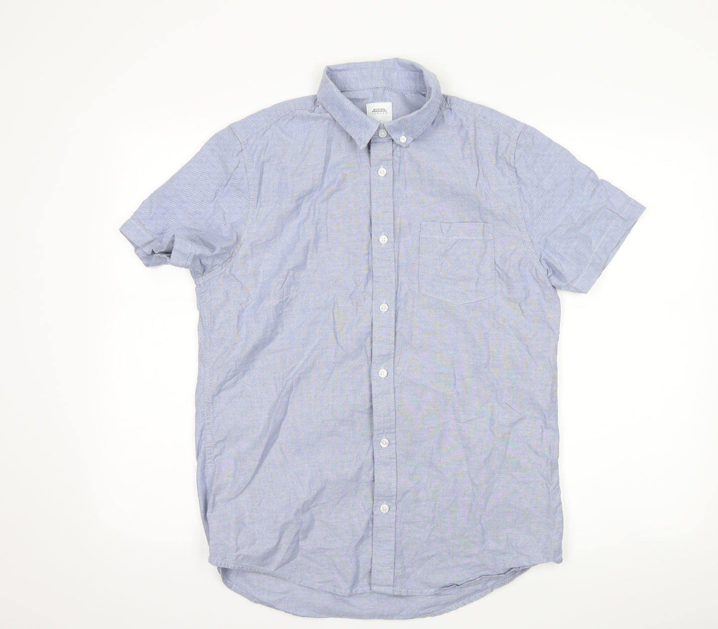 Burton Mens Blue    Button-Up Size M