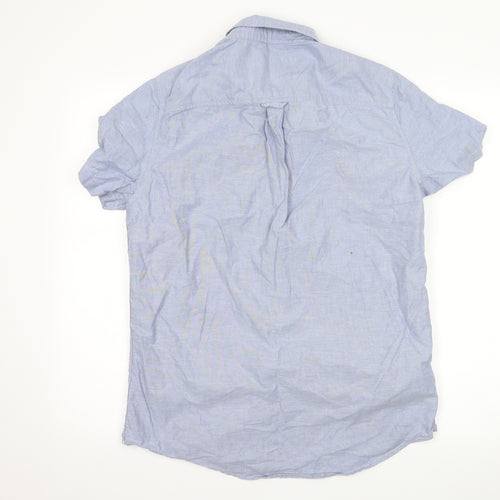 Burton Mens Blue    Button-Up Size M