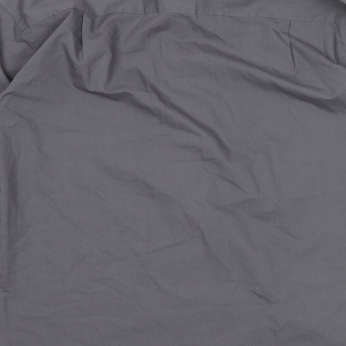 George Mens Grey    Dress Shirt Size 15