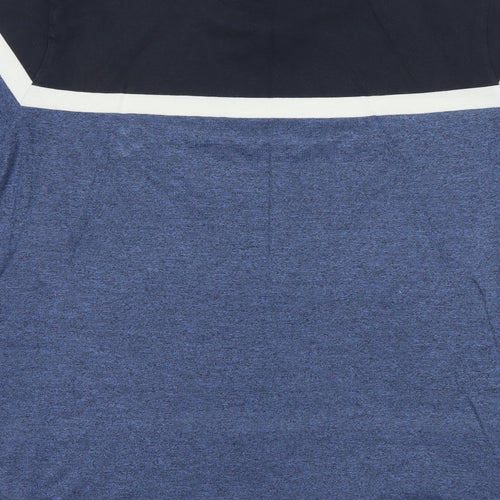 Voi Mens Blue Striped   T-Shirt Size XL