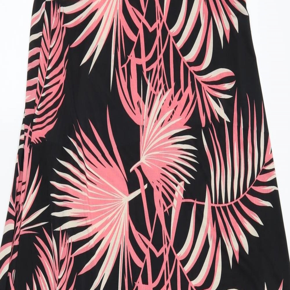 New Look Womens Black Floral  Maxi  Size 12