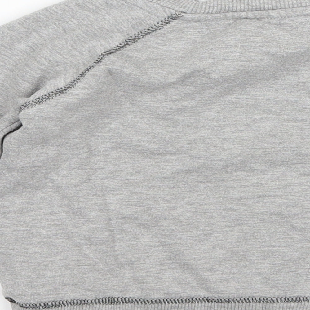 Pep & co Girls Grey   Pullover Jumper Size 12-18 Months  - panda