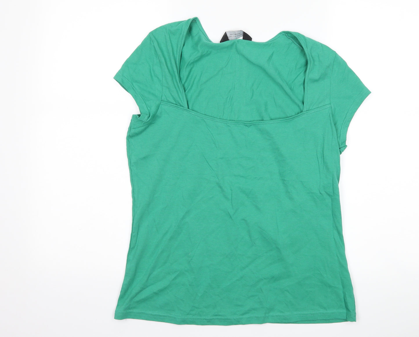 Dorothy Perkins Womens Green   Basic T-Shirt Size 16