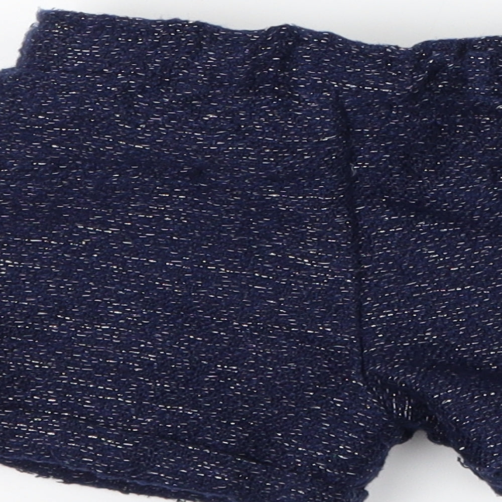 Nutmeg Girls Blue   Paperbag Shorts Size 3 Years