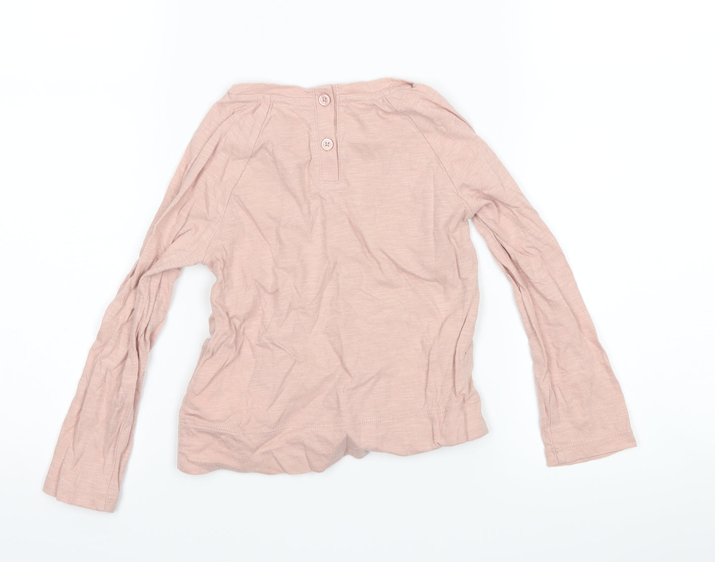 Gap Girls Pink   Basic T-Shirt Size 3 Years  - bear