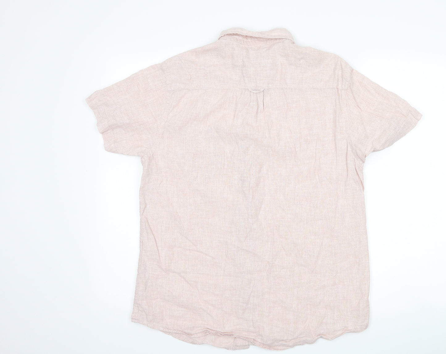 Cedar Wood State Mens Pink    Button-Up Size L