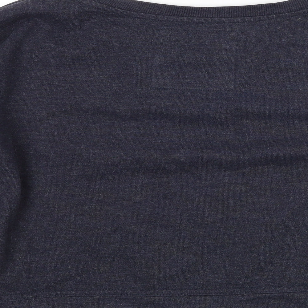Atmosphere Womens Blue   Pullover Sweatshirt Size 8  - slogan