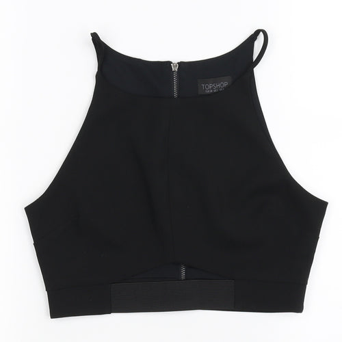 Topshop Womens Black   Basic Tank Size 6