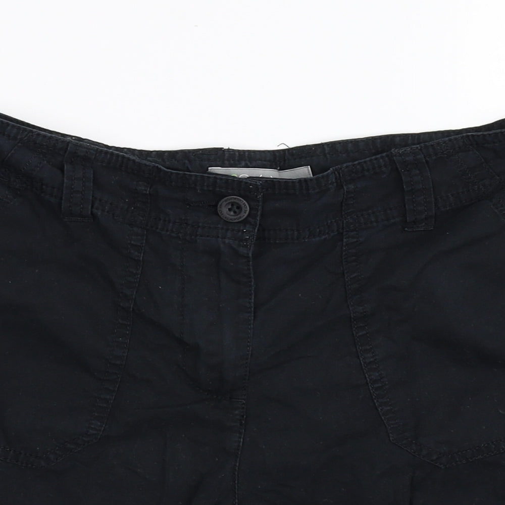 Marks and Spencer Womens Black   Cargo Shorts Size 12