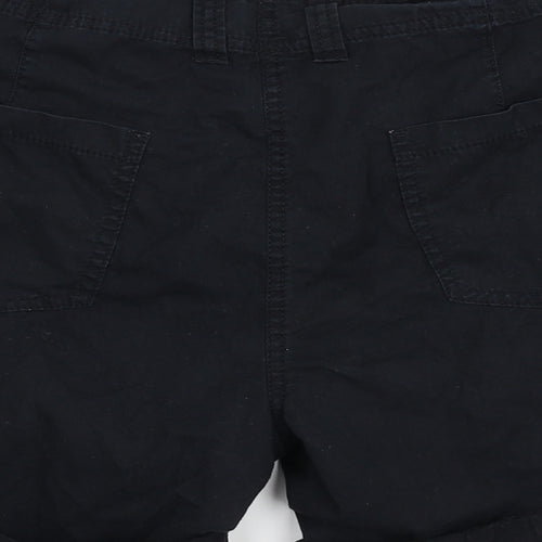 Marks and Spencer Womens Black   Cargo Shorts Size 12