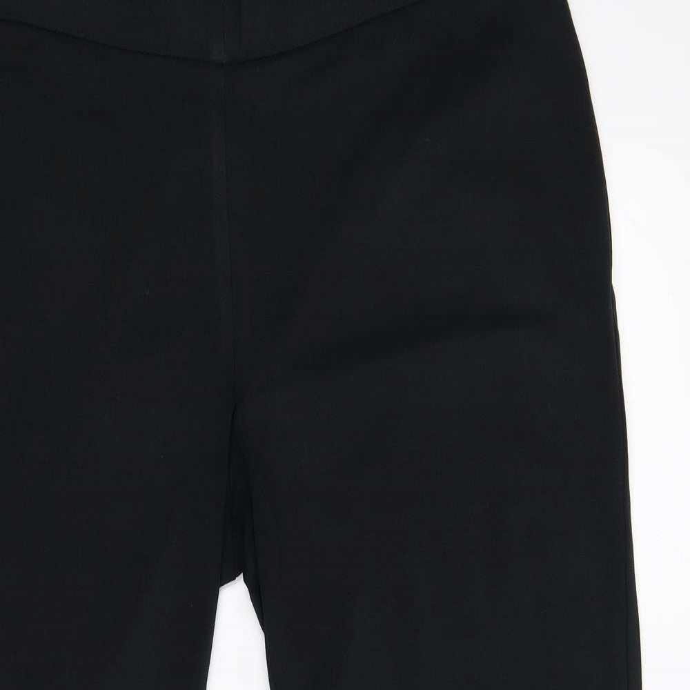 M&S Womens Black   Trousers  Size 20 L26 in - short