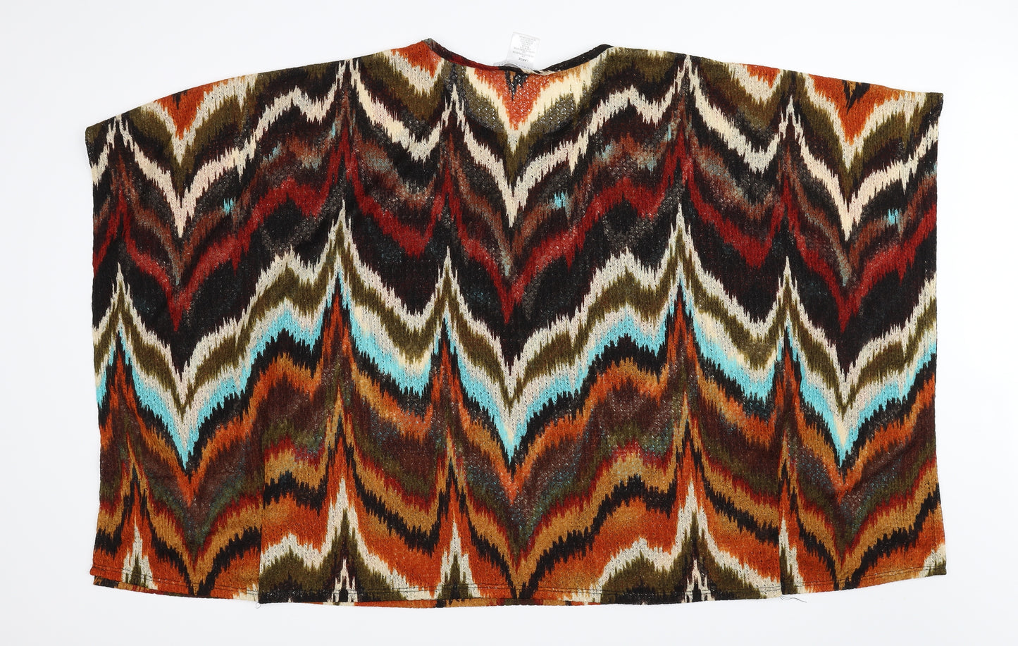 Annalee + Hope Womens Brown Colourblock  Kimono Blouse Size L