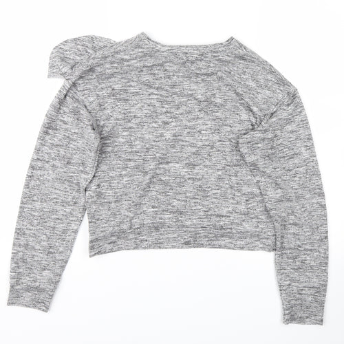 Candy Couture Girls Grey   Pullover Jumper Size 13 Years