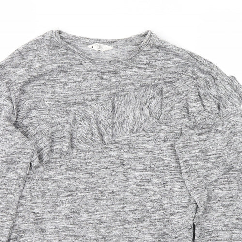 Candy Couture Girls Grey   Pullover Jumper Size 13 Years
