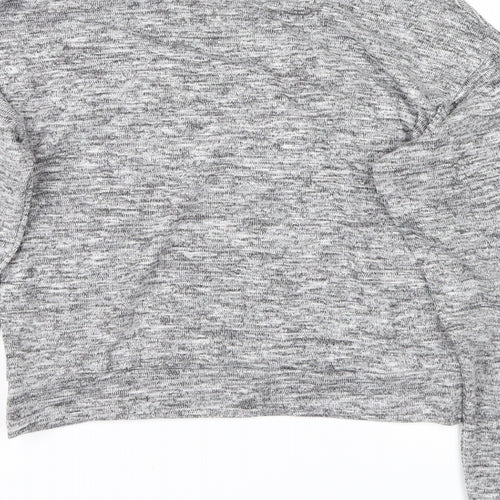 Candy Couture Girls Grey   Pullover Jumper Size 13 Years