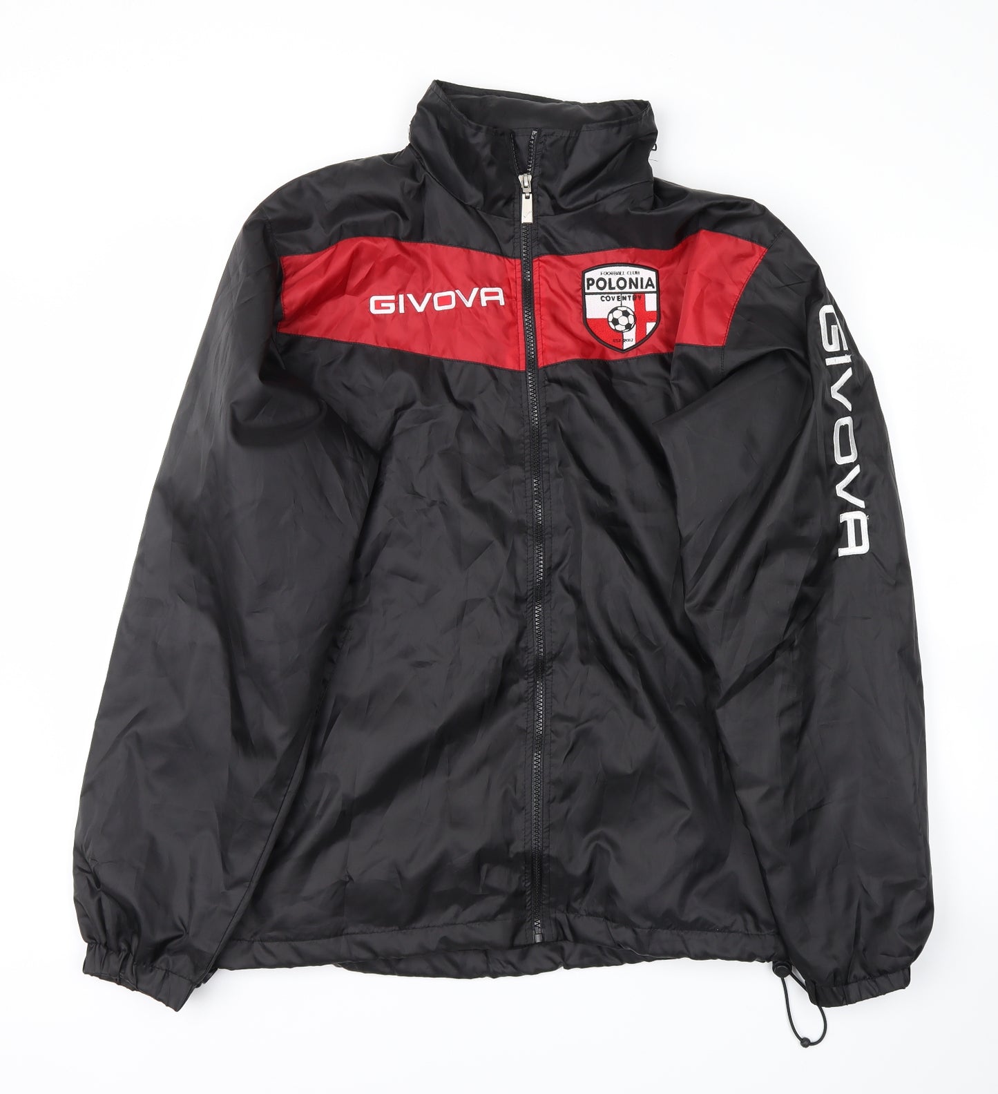 Givova Mens Black   Anorak Jacket Size M