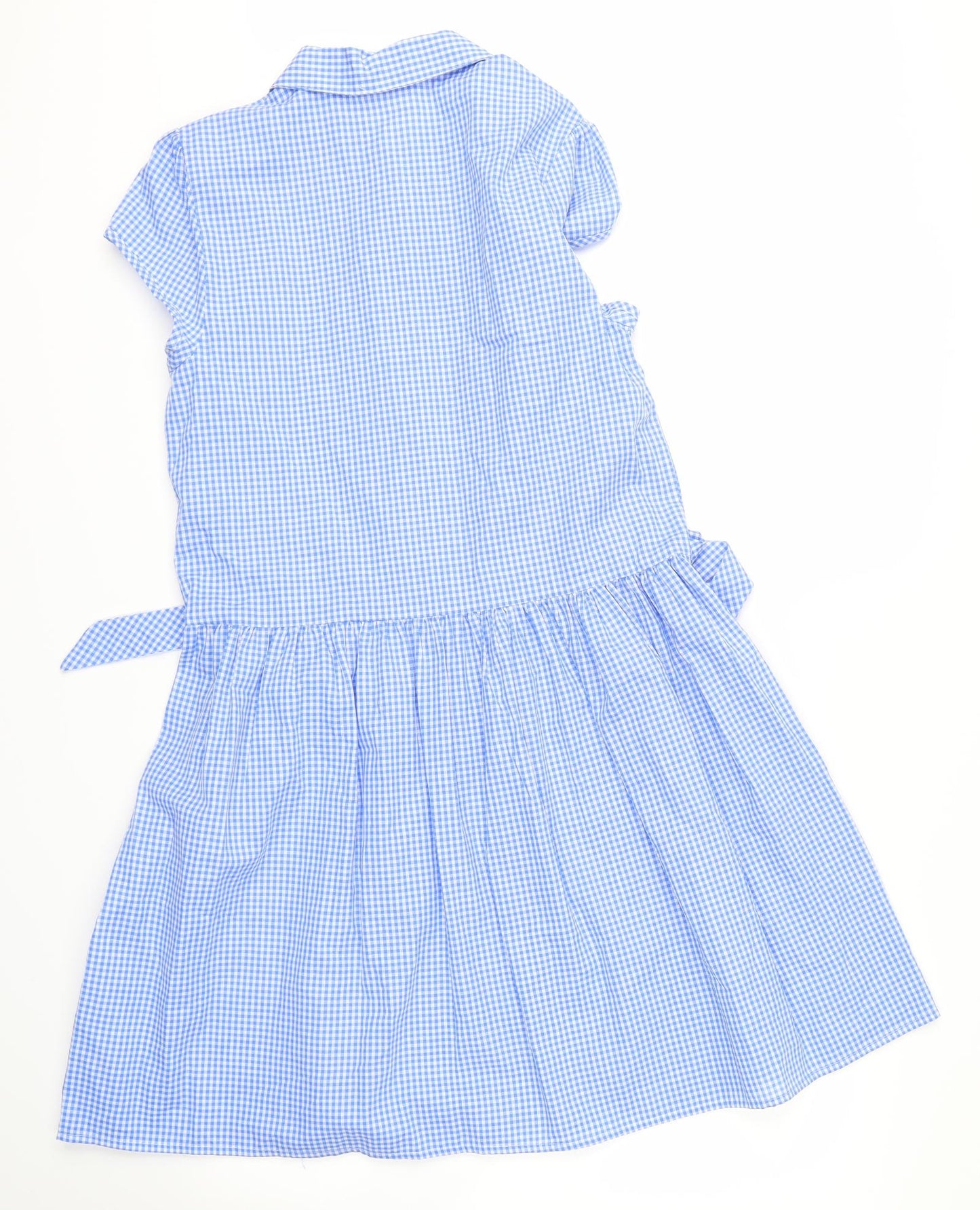 George Girls Black Check  Skater Dress  Size 13-14 Years  - school dress