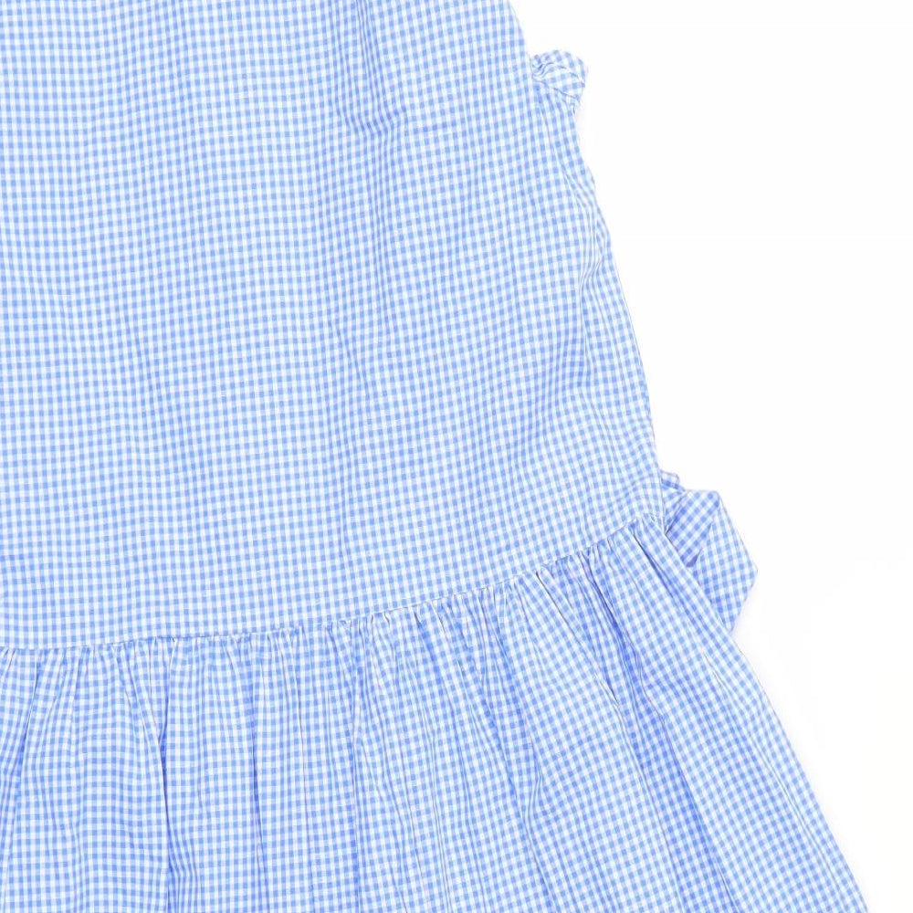 George Girls Black Check  Skater Dress  Size 13-14 Years  - school dress