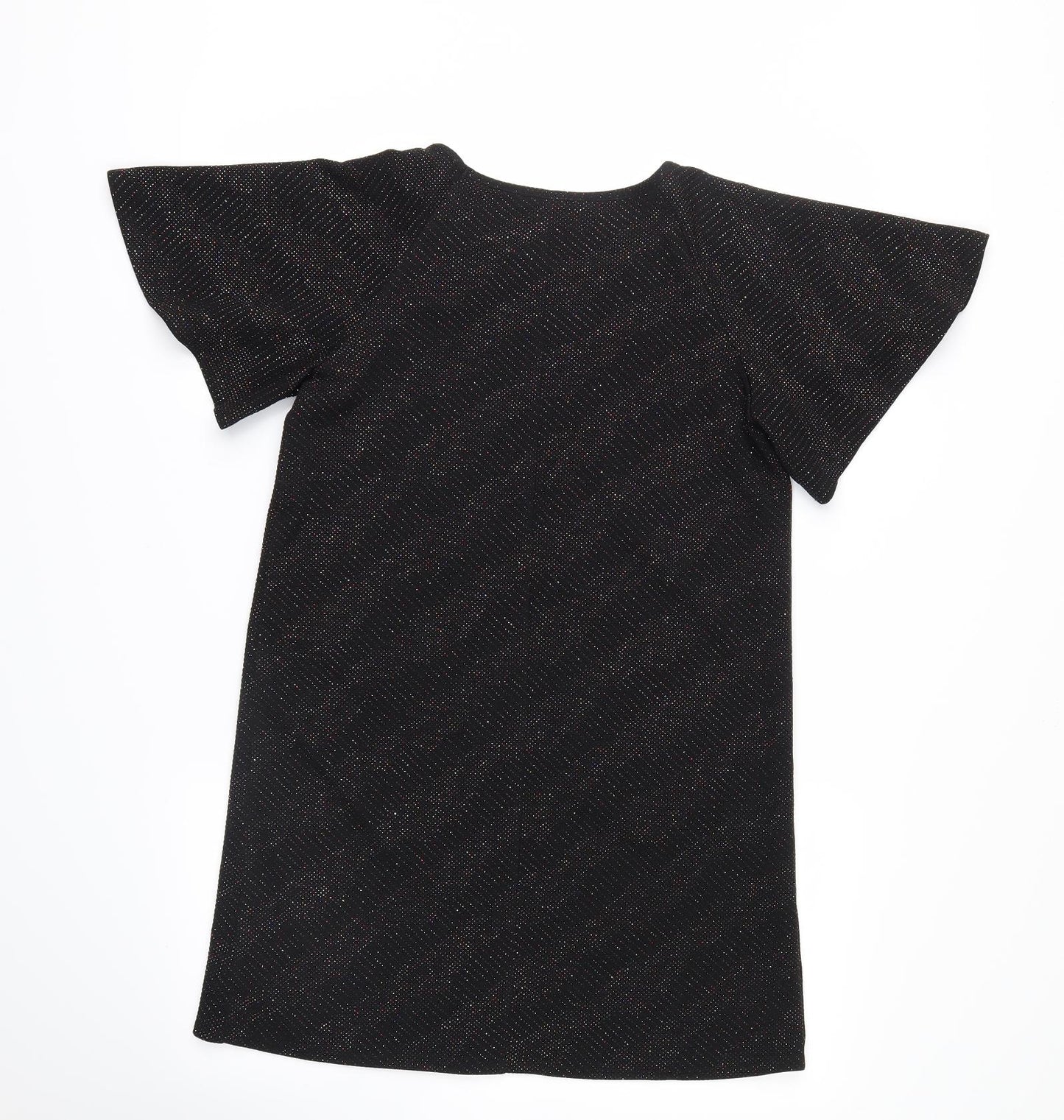George Womens Black   T-Shirt Dress  Size 8