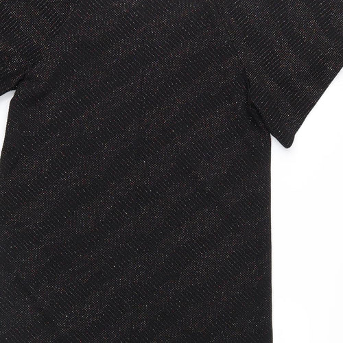 George Womens Black   T-Shirt Dress  Size 8