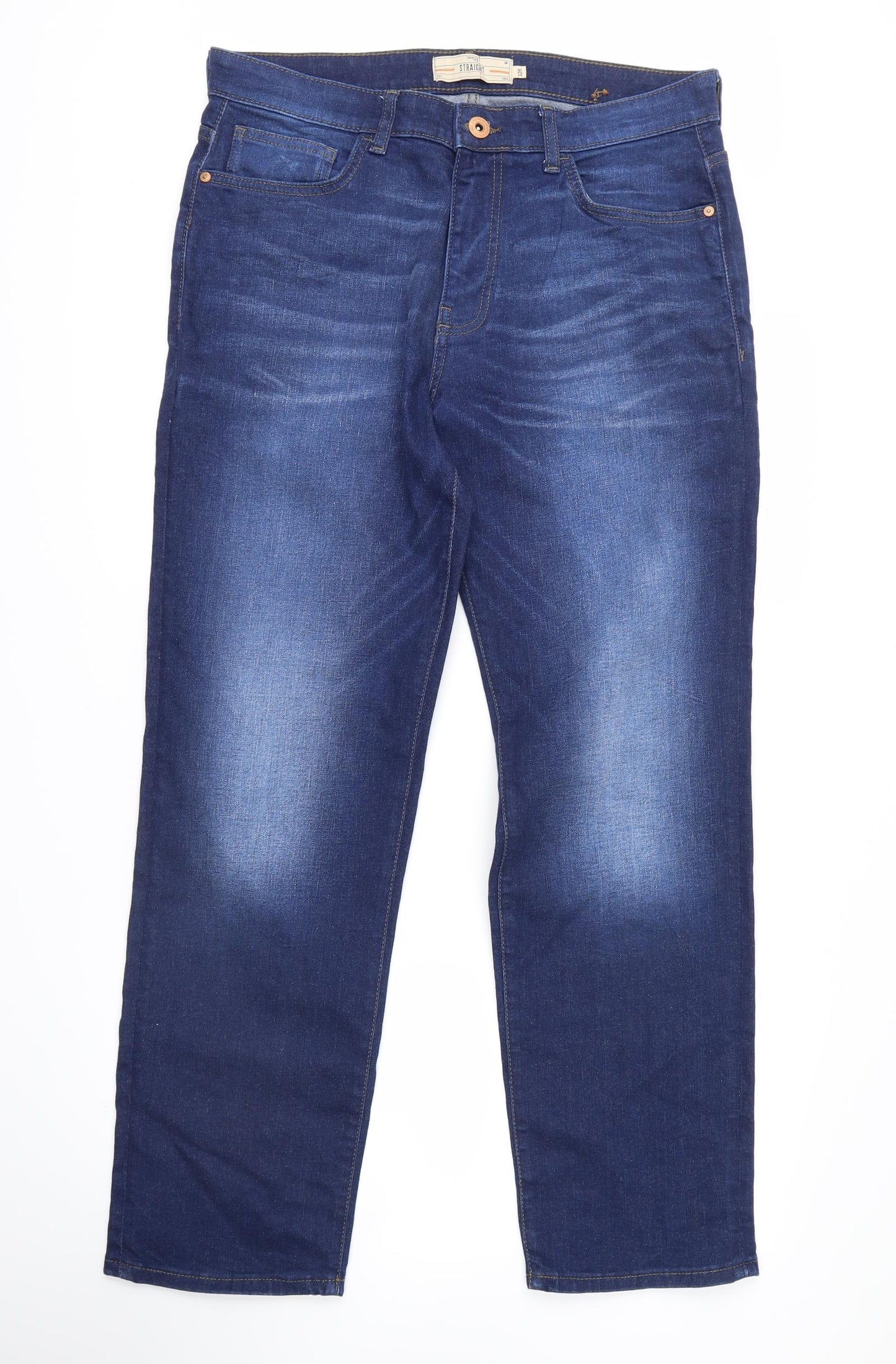 NEXT Mens Blue   Straight Jeans Size 32 in L31 in