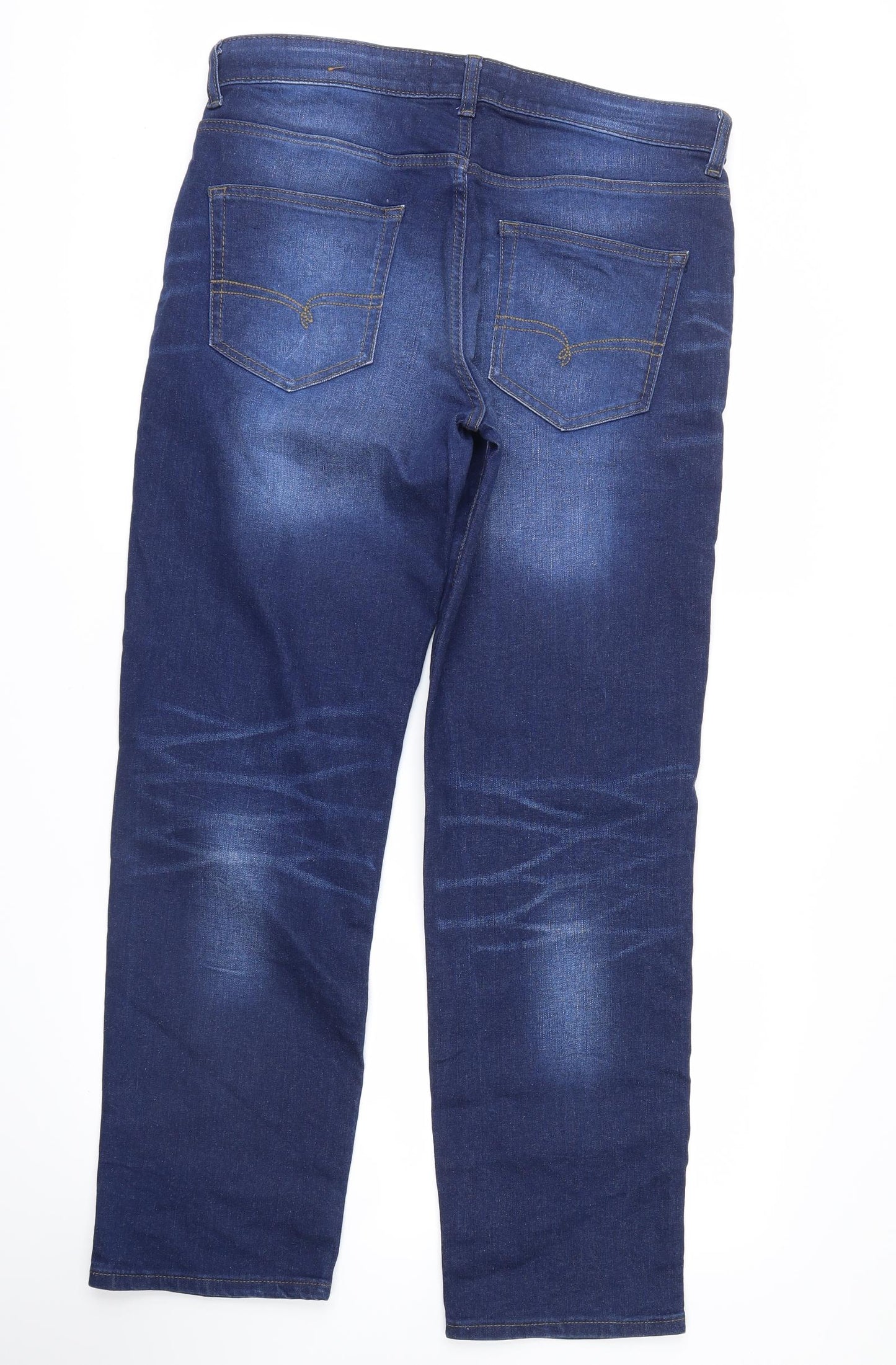 NEXT Mens Blue   Straight Jeans Size 32 in L31 in