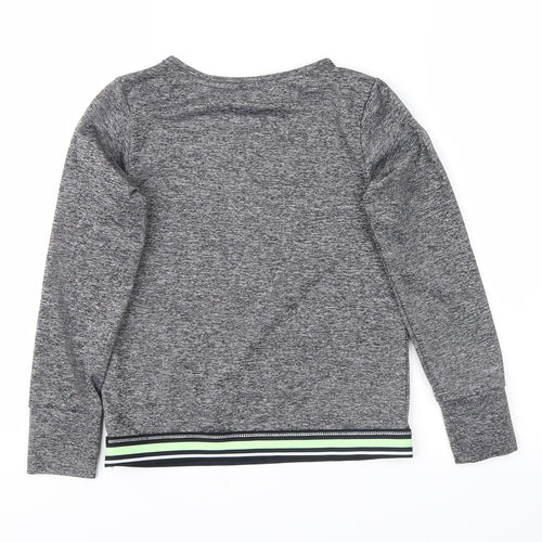 George Boys Grey Striped  Pullover Sweatshirt Size 8-9 Years  - believe