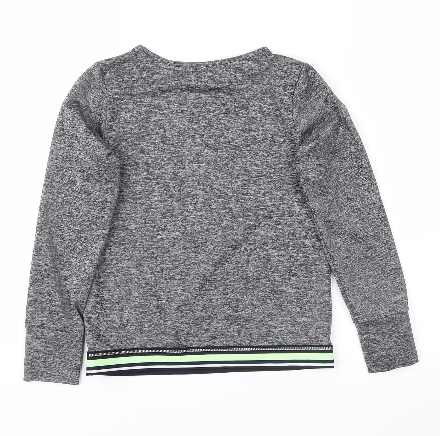 George Boys Grey Striped  Pullover Sweatshirt Size 8-9 Years  - believe